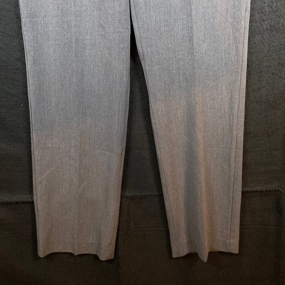 Chicos Womens Pants Gray Pull On Side Zip Straight Leg Rayon Blend Stretch 0 (S) - Picture 3 of 12